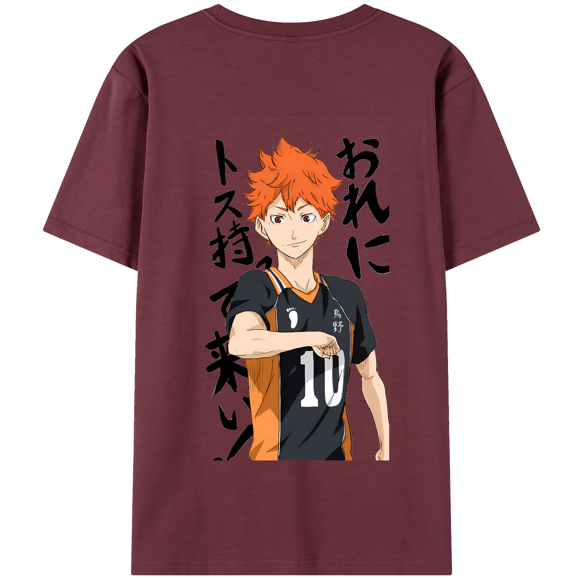 （画像用） ハイキュー!! Haikyu!! 綿100％半袖Tシャツ（背面プリント）